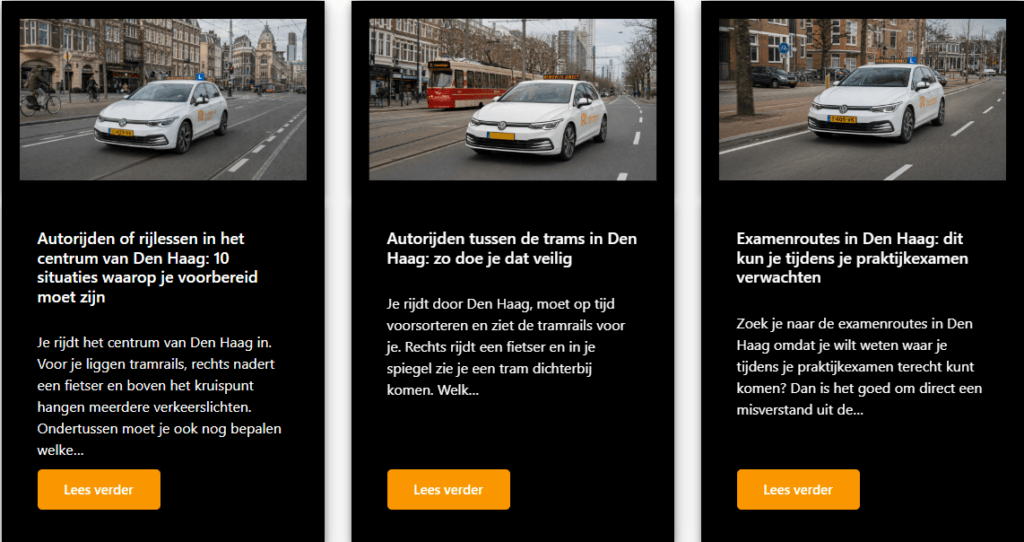 Lokale blogs geschreven door Suzan van Brutal Strategy voor Rijbewijs Direct